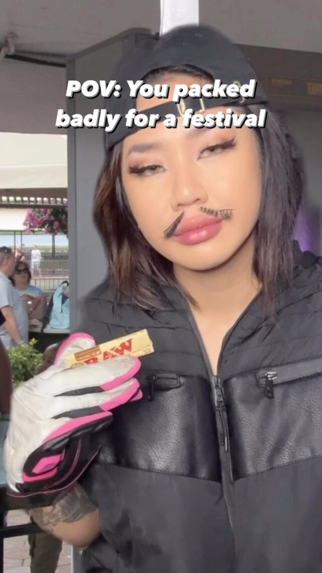 Comment below if you’ve ever been in the festival security line and realized you have ✨THINGS✨ in ur bag😭S/O to workers who def don’t get paid enough LOL
